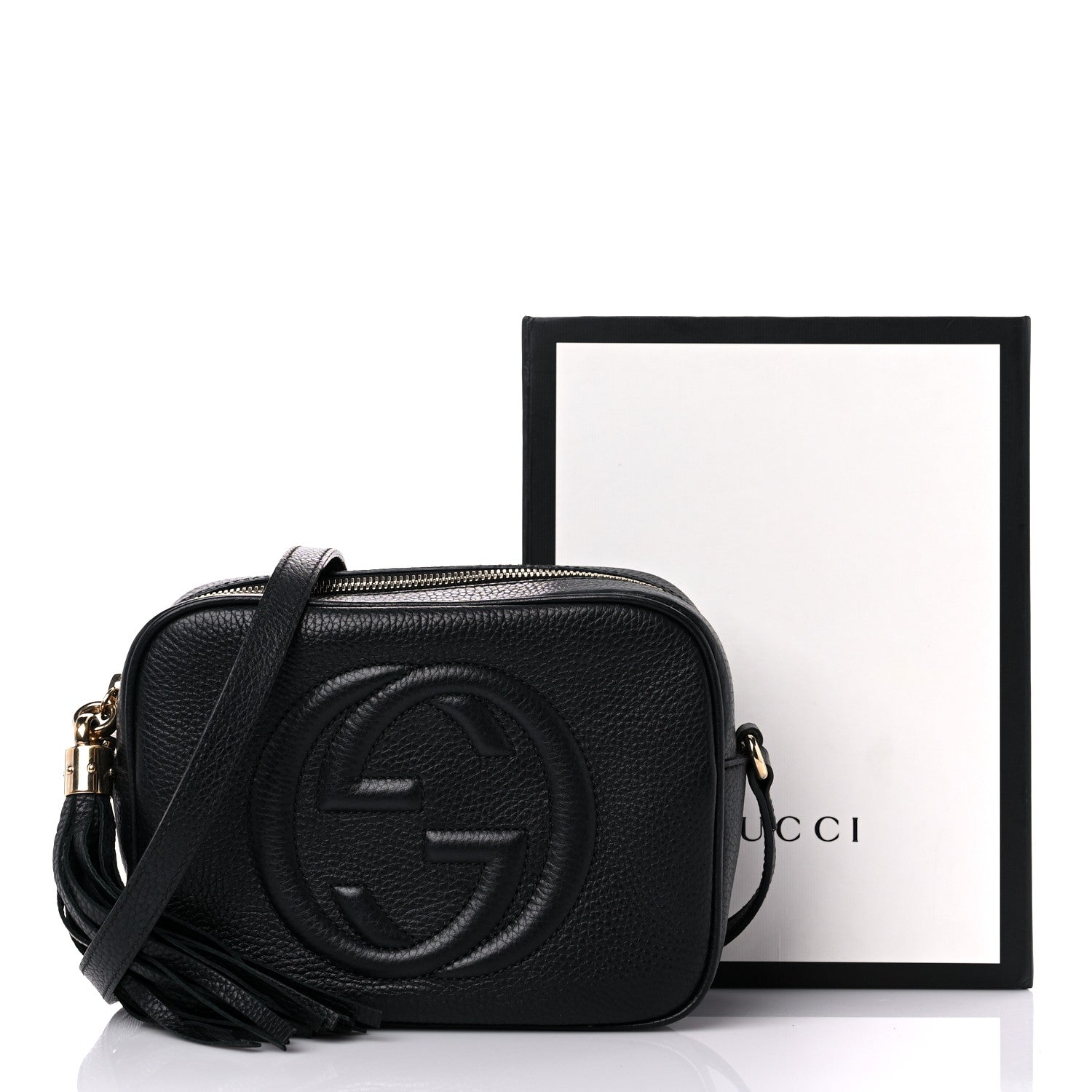 Gucci Pebbled Calfskin Small Soho Disco Bag Black 17 of 17