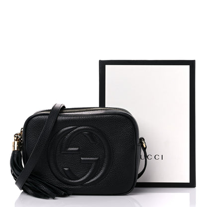 Gucci Pebbled Calfskin Small Soho Disco Bag Black 17 of 17