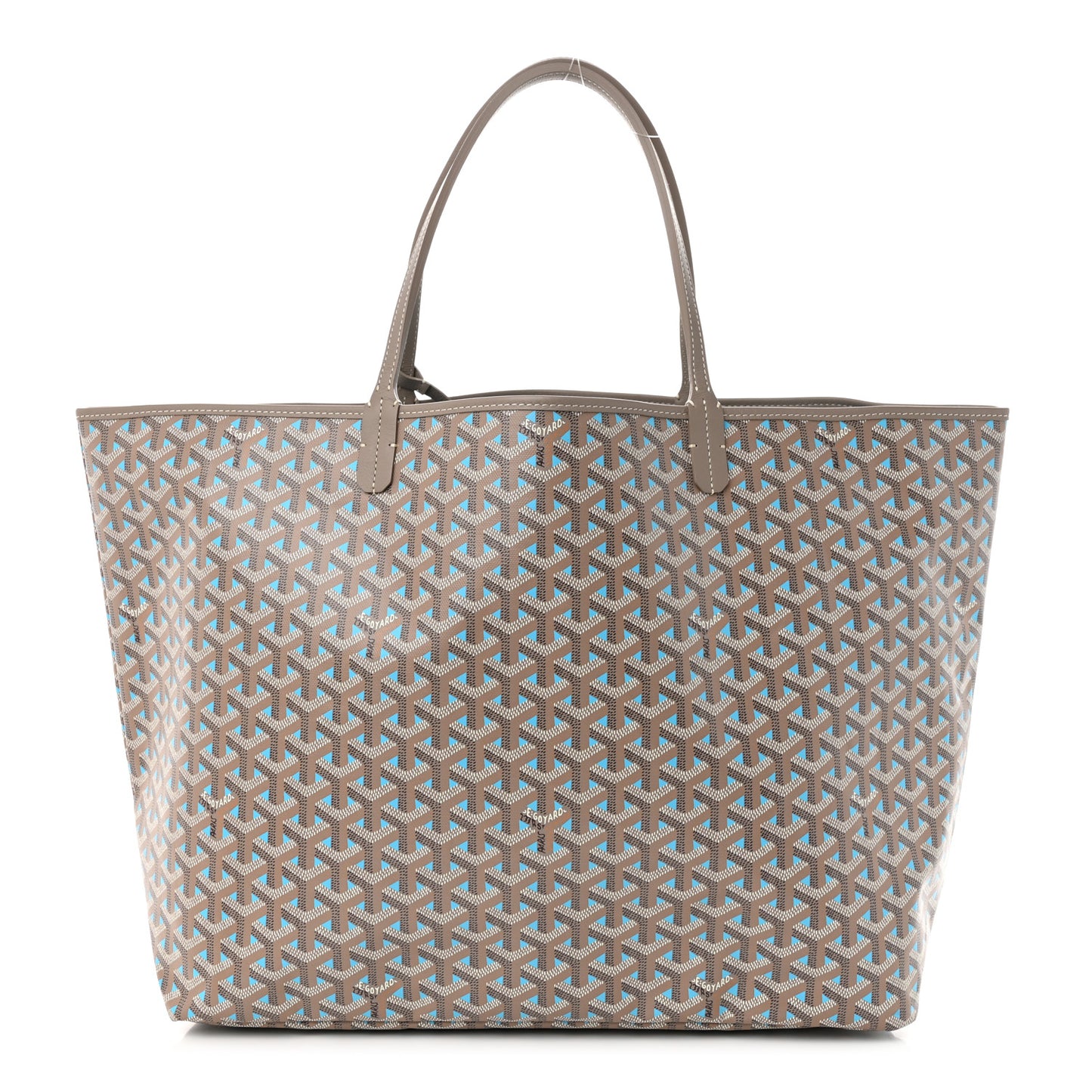 Goyardine Saint Louis Claire Voie GM Grege Turquoise