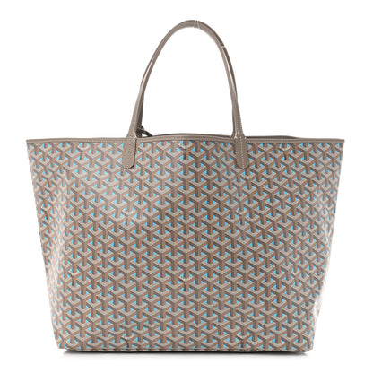 Goyard Goyardine Saint Louis Claire Voie GM Grege Turquoise 3 of 12