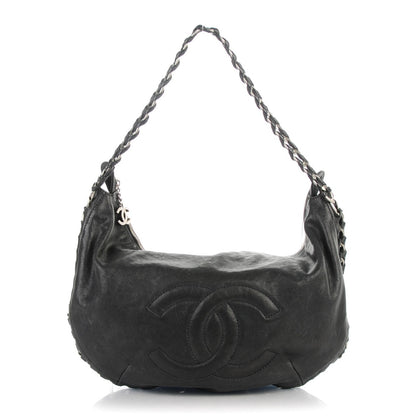 Chanel Calfskin Modern Chain Hobo Black 1 of 7