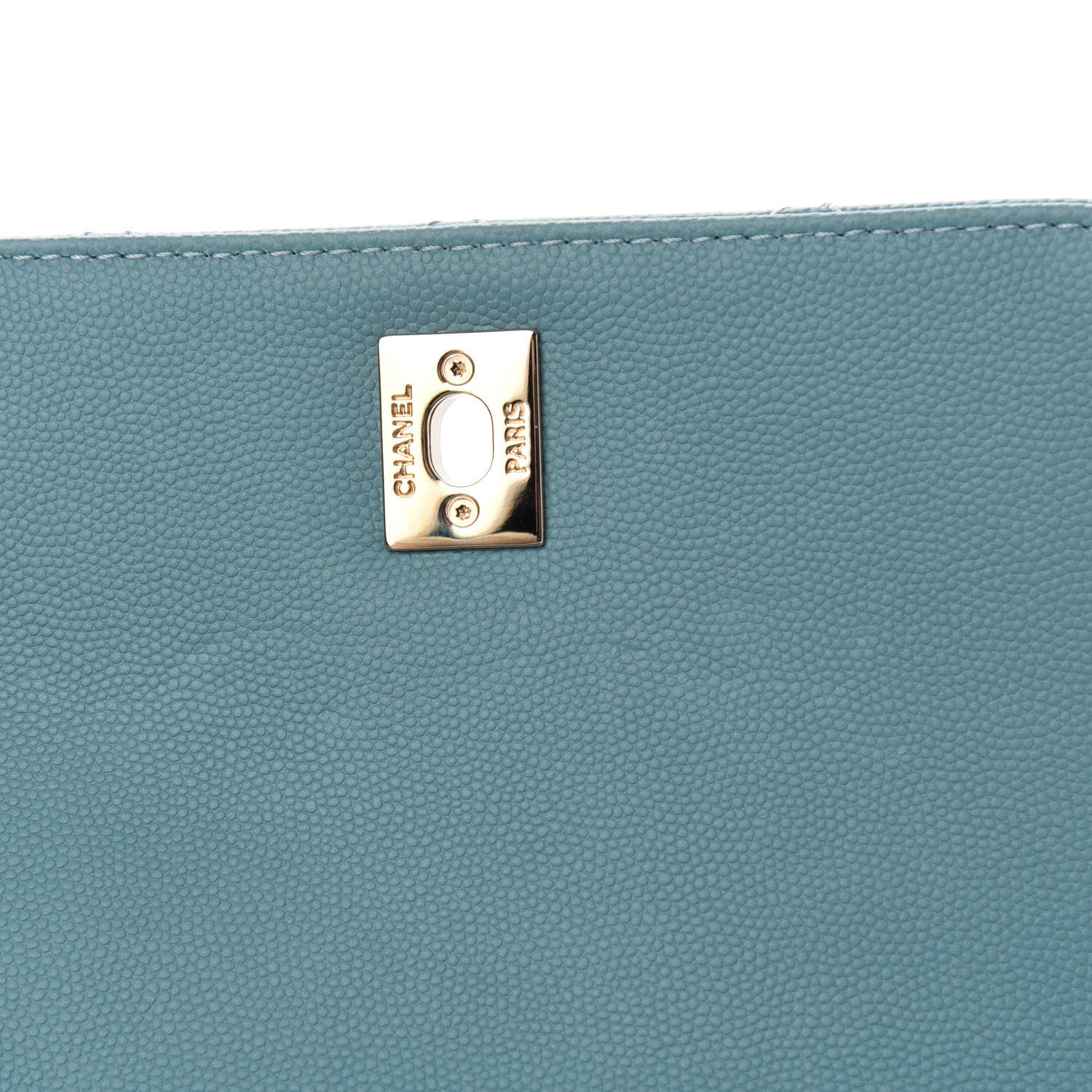Chanel Caviar Quilted Small Business Affinity Flap Light Blue 11 of 12