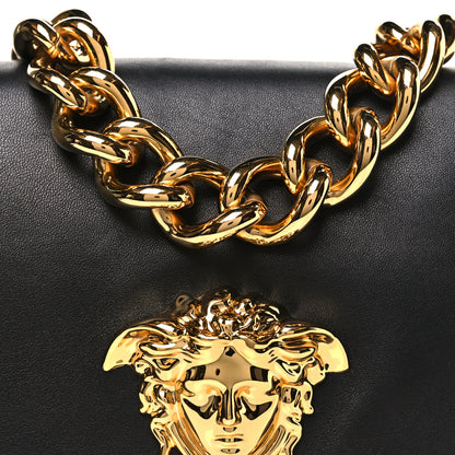 Versace Nappa Palazzo Sultan Shoulder Bag Black 7 of 9