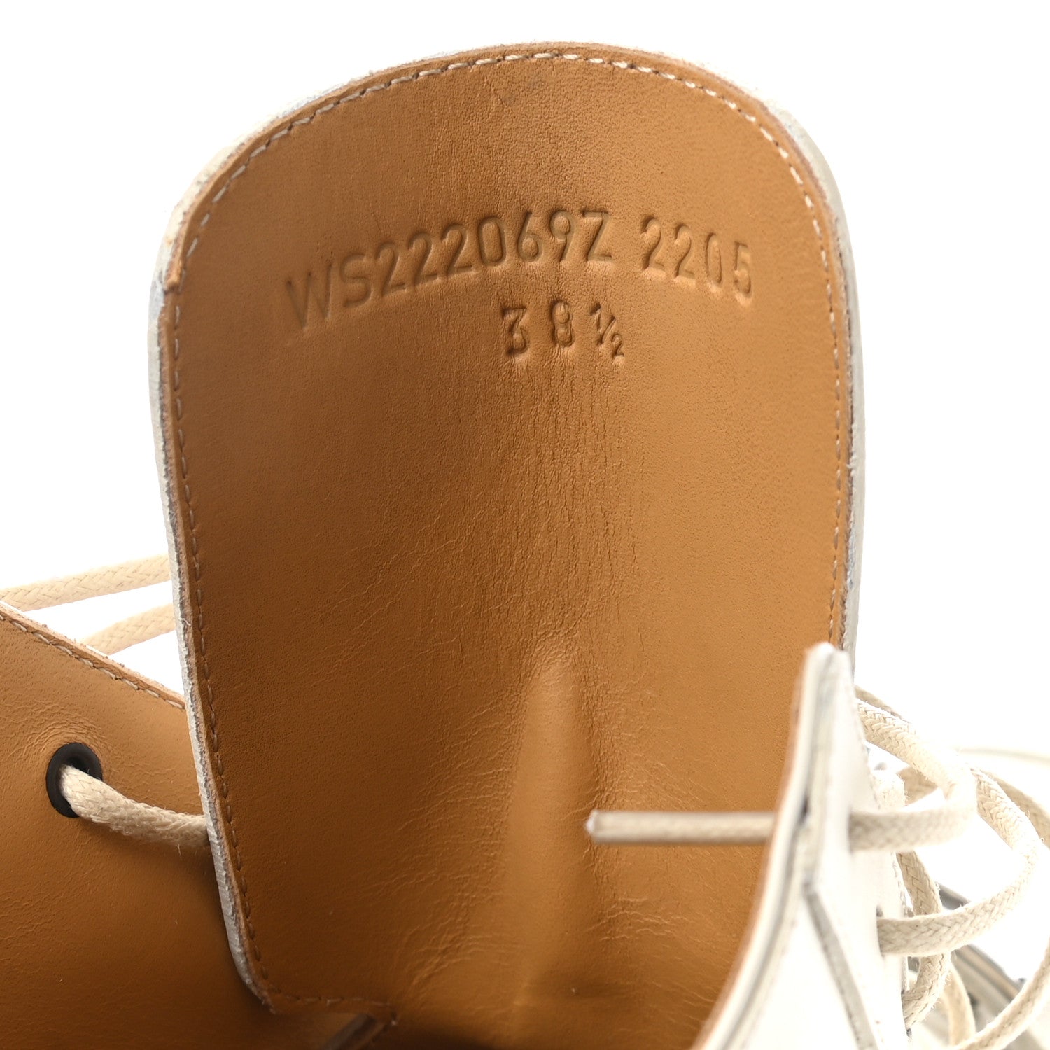 Hermes Glossed Calfskin Funk Ankle Boots 38.5 Beige Glaise 8 of 8