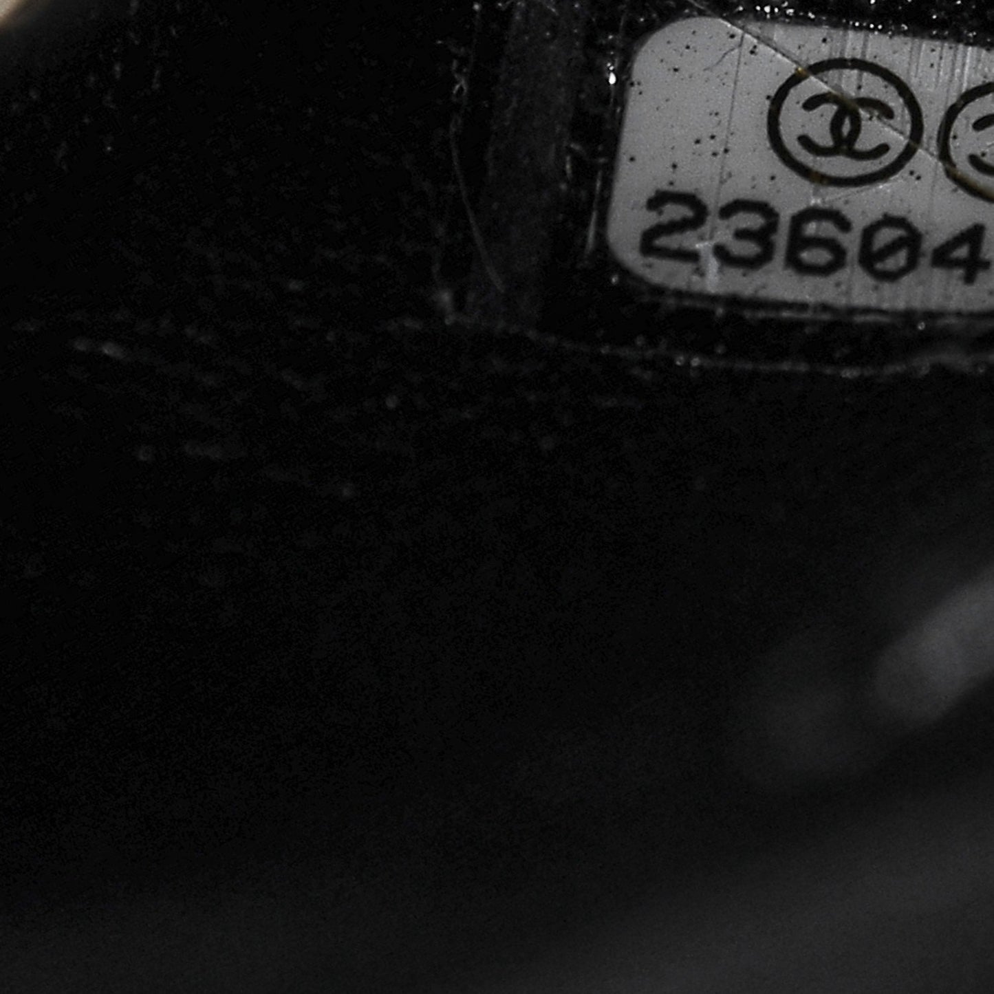 Iridescent Calfskin Python Patchwork Chevron Small Flap Black