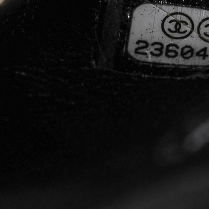 Chanel Iridescent Calfskin Python Patchwork Chevron Small Flap Black 6 of 7