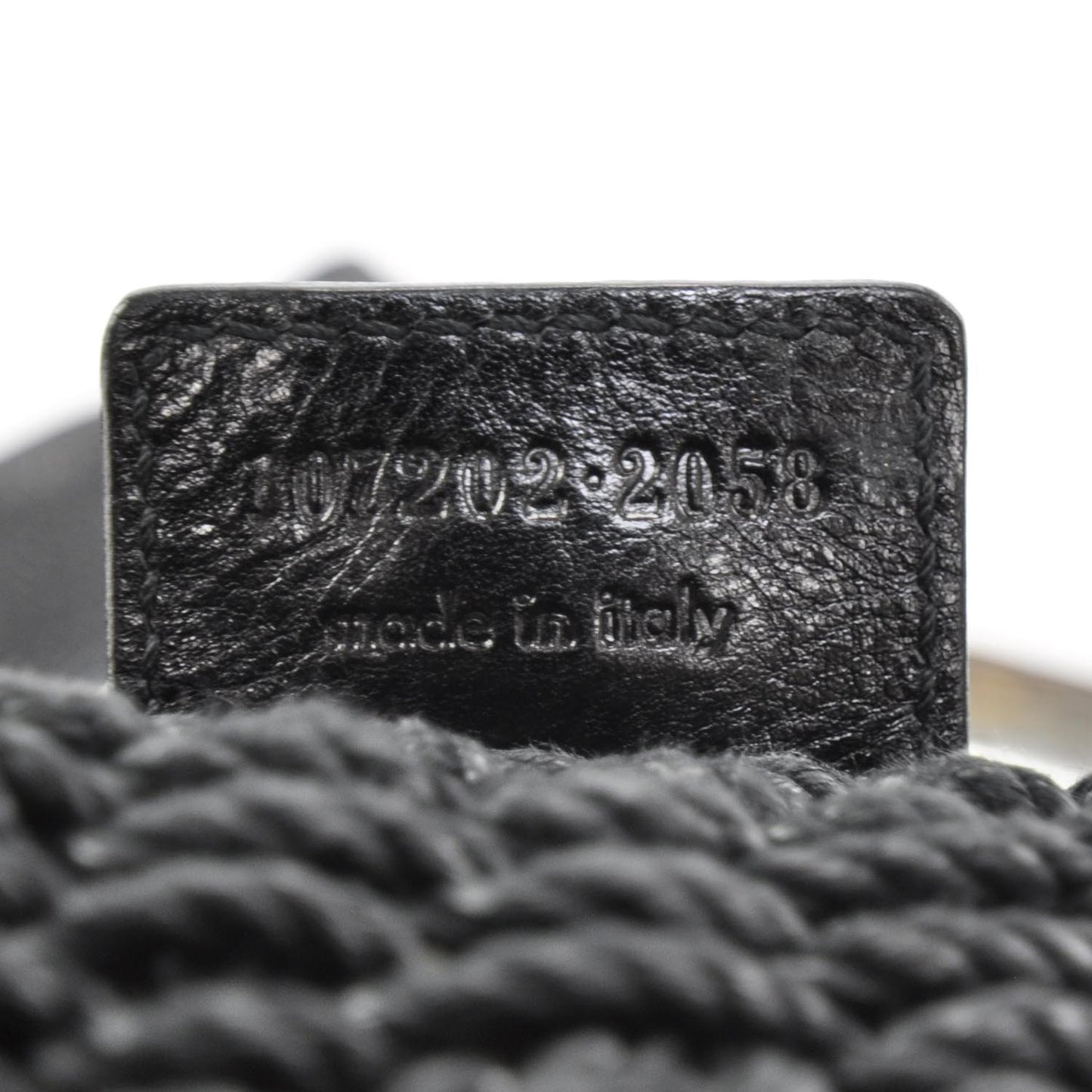 Woven Straw Mombasa Black