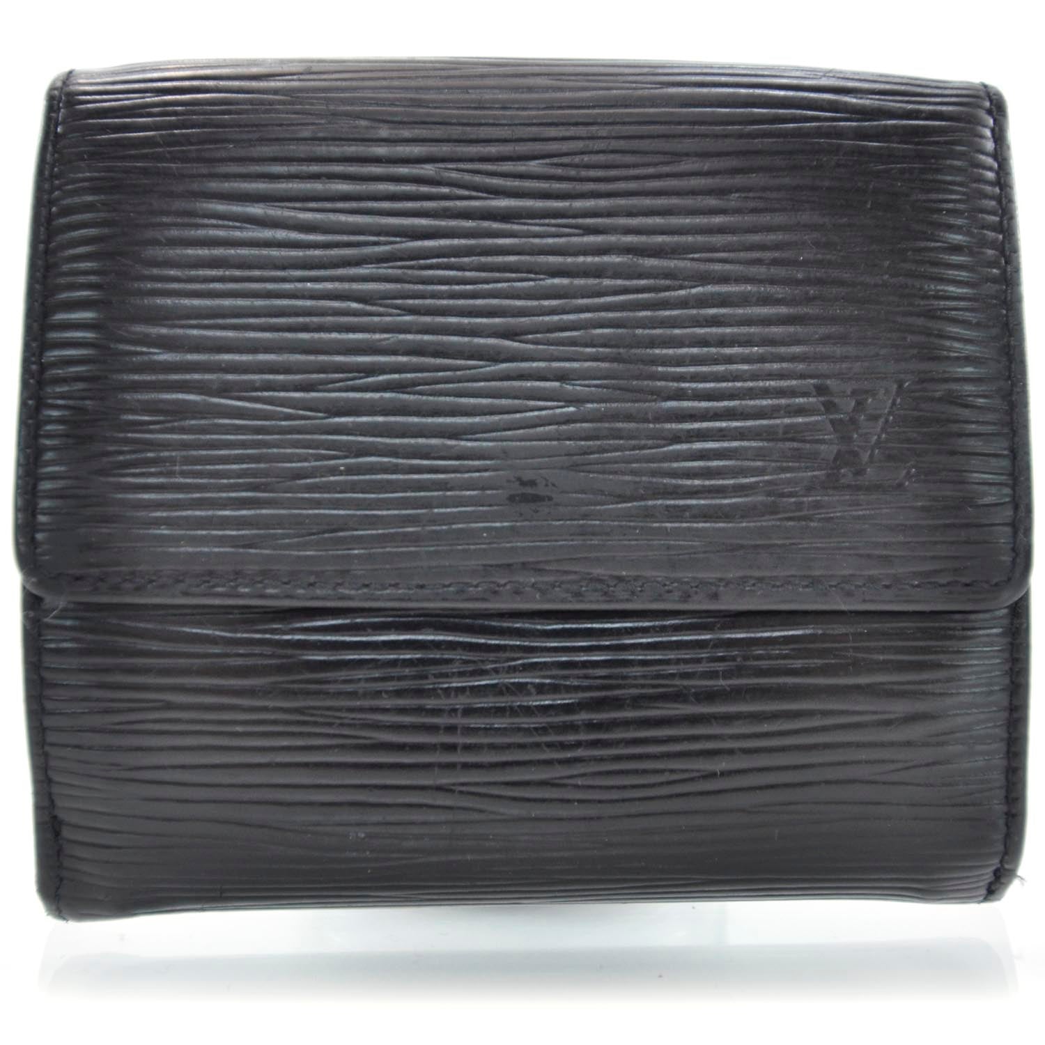 Louis Vuitton Epi Elise Wallet Black 1 of 9