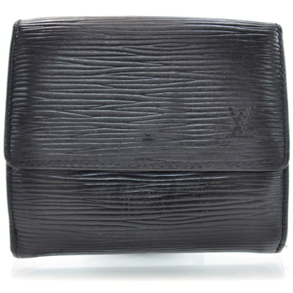 Louis Vuitton Epi Elise Wallet Black 1 of 9