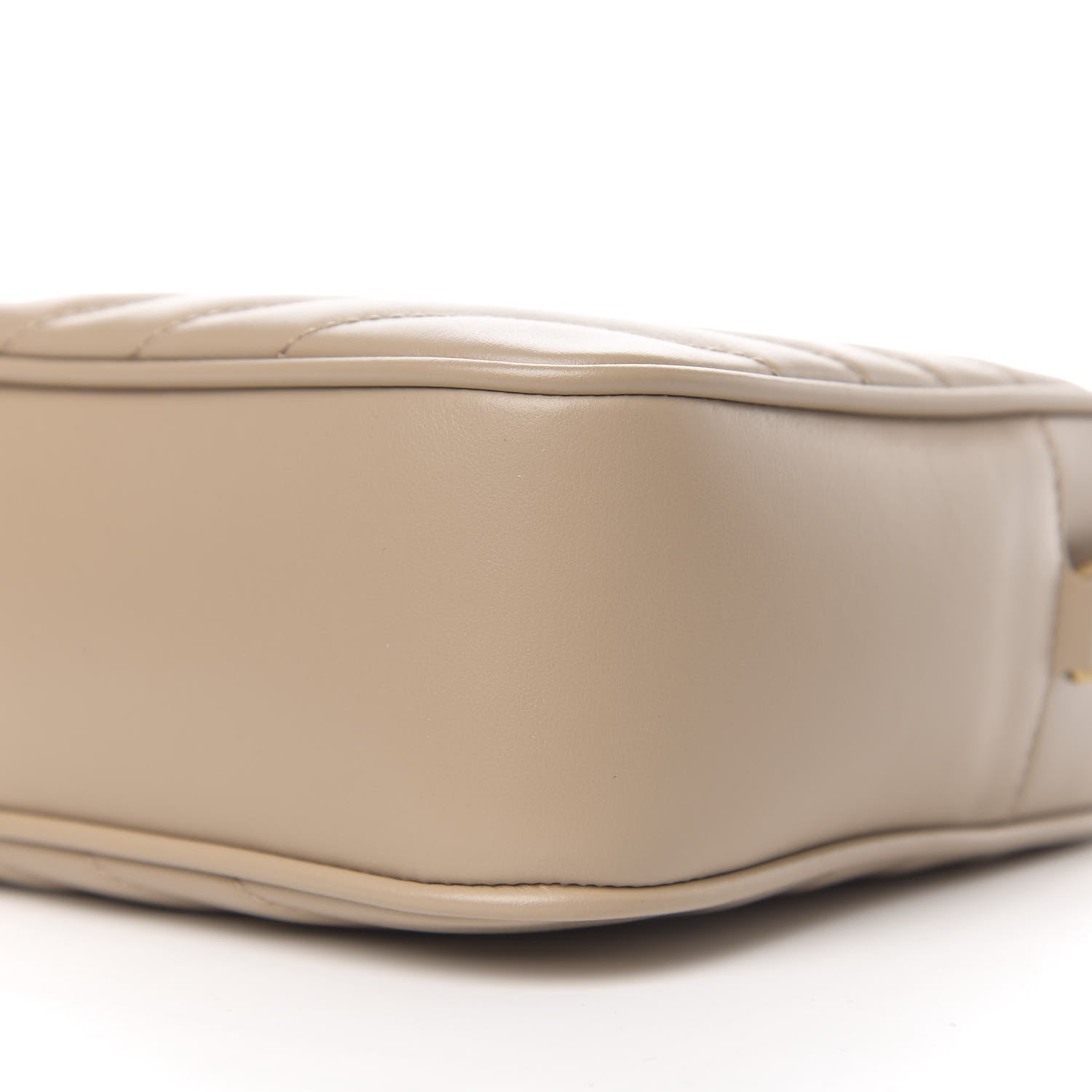 Saint Laurent Calfskin Matelasse Monogram Lou Camera Bag Dark Latte 8 of 10