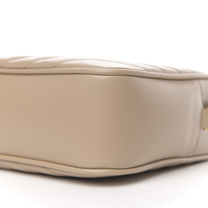Saint Laurent Calfskin Matelasse Monogram Lou Camera Bag Dark Latte 8 of 10