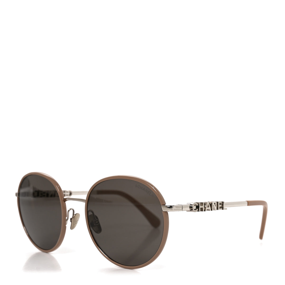 Metal Pantos Sunglasses 4282 Silver Beige