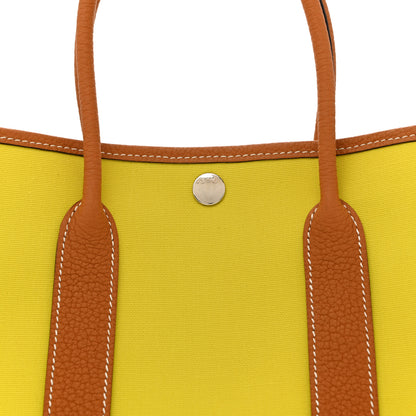 Hermes Toile Officier Negonda Garden Party 30 TPM Lime Toffee 7 of 10