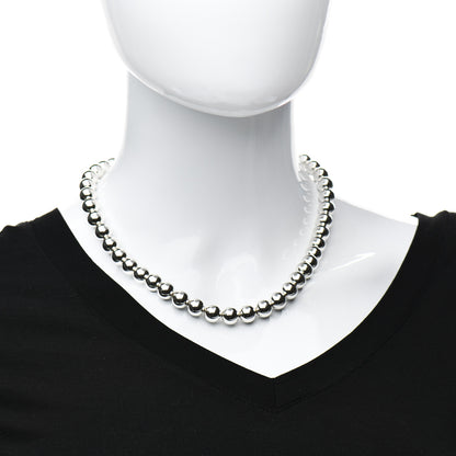 Tiffany Sterling Silver 10mm HardWear Ball Necklace 2 of 5