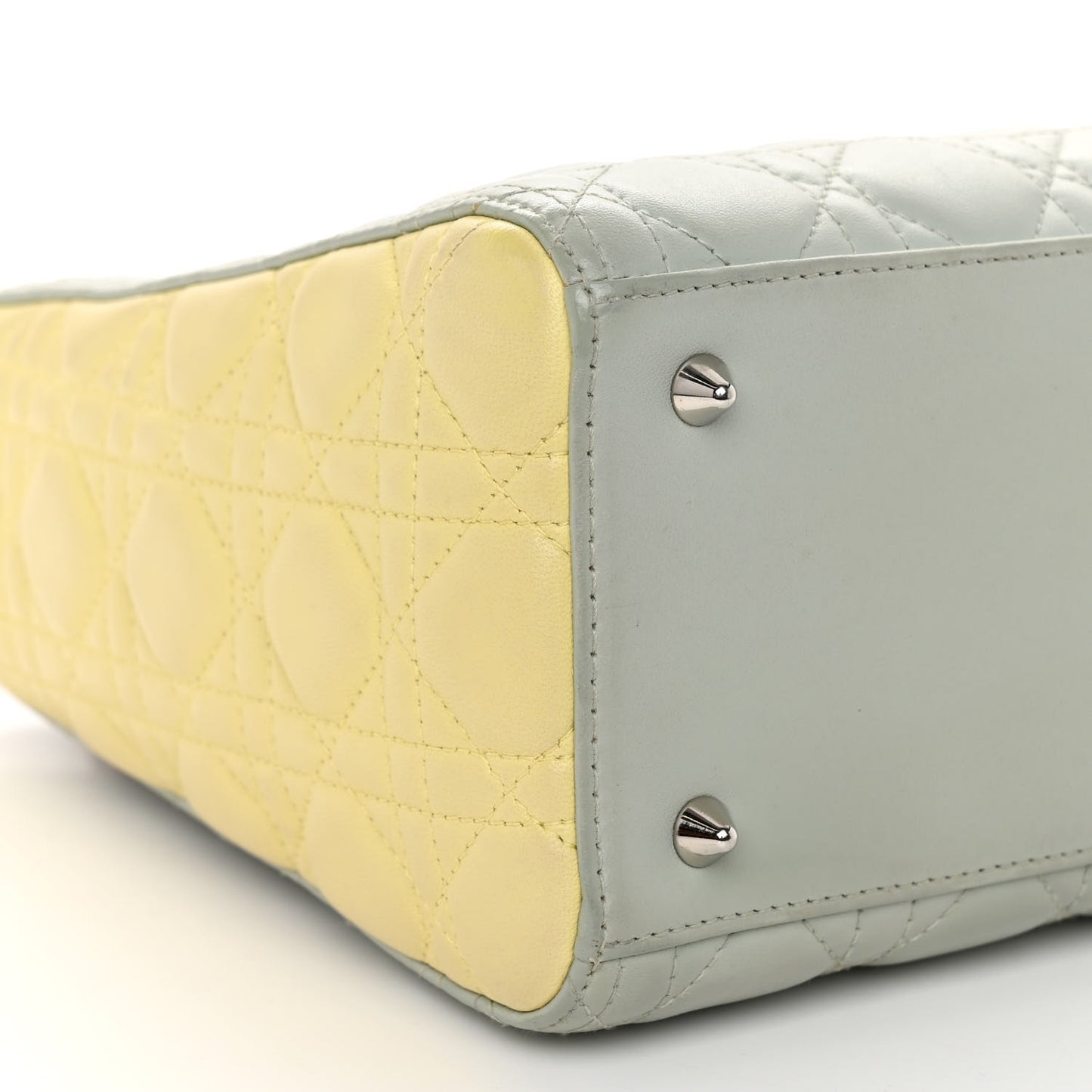 Lambskin Cannage Medium Tri-Color Lady Dior Multicolor