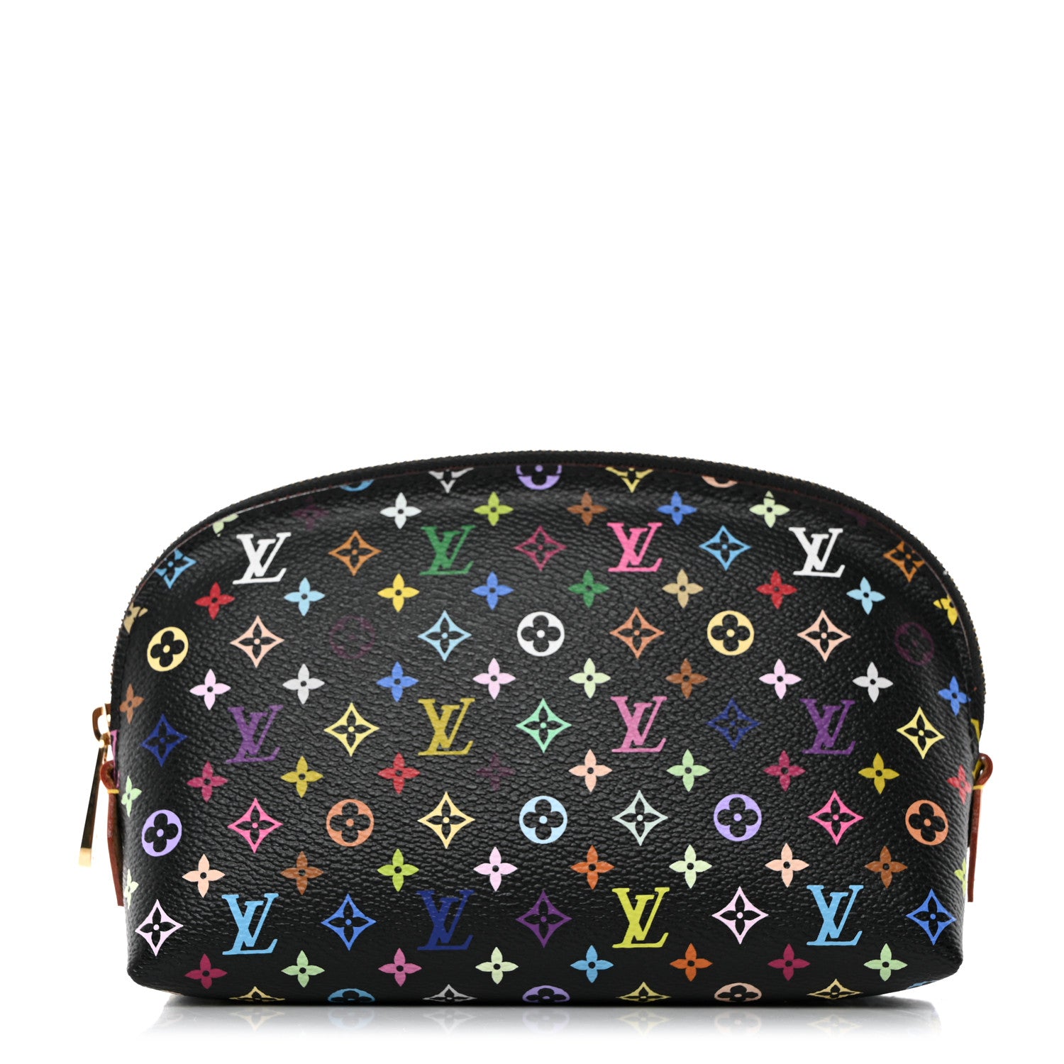 Louis Vuitton Monogram Multicolor Cosmetic Pouch Black Grenade 1 of 6