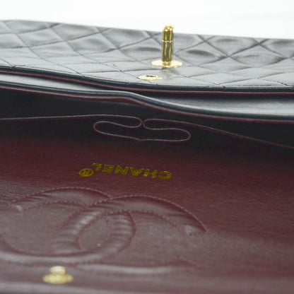 Chanel Lambskin Medium Double Flap Black 13 of 15