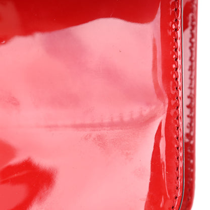 Valentino Garavani Patent Monochrome Medium Glam Lock Rockstud Flap Rosso Valentino 10 of 10