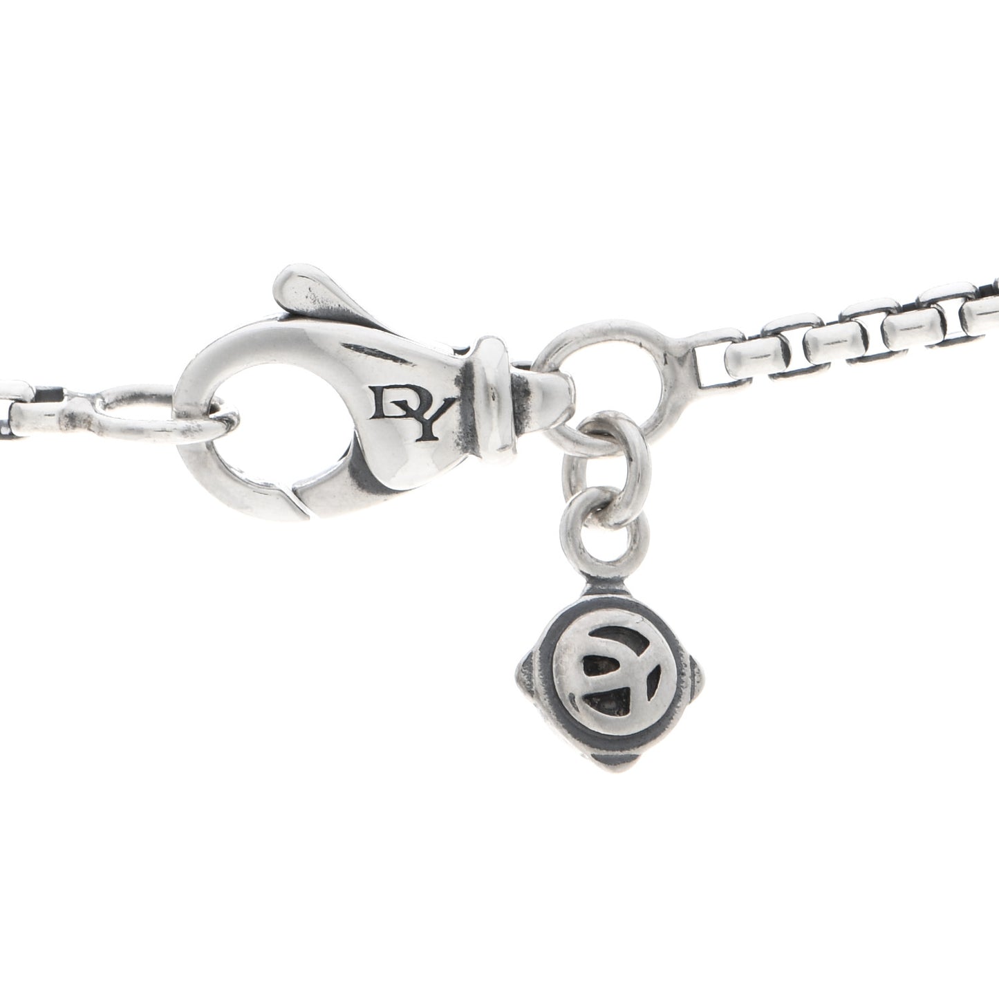 Sterling Silver Diamond Belmont Curb Link Pendant Necklace