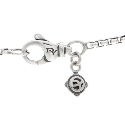 David Yurman Sterling Silver Diamond Belmont Curb Link Pendant Necklace 4 of 4