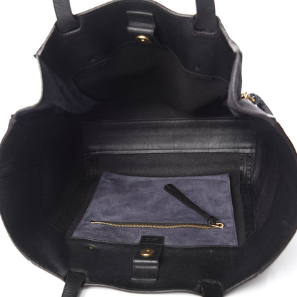 Chloe Smooth Calfskin Medium Milo Shopping Tote Black 4 of 12