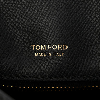 Tom Ford Calfskin Small T Clasp Tara Crossbody Bag Black 6 of 10