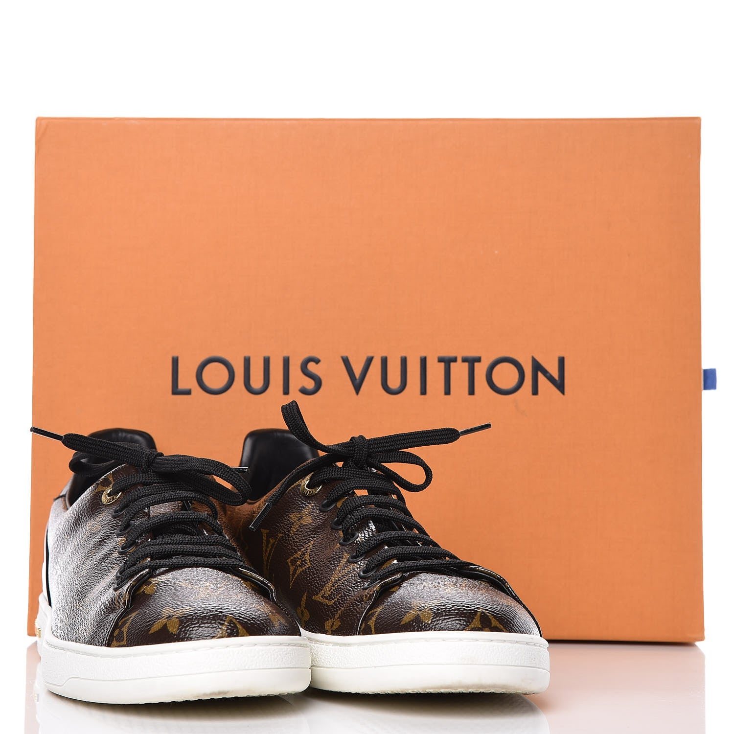 Louis Vuitton Patent Monogram Frontrow Sneakers 42 11 of 11