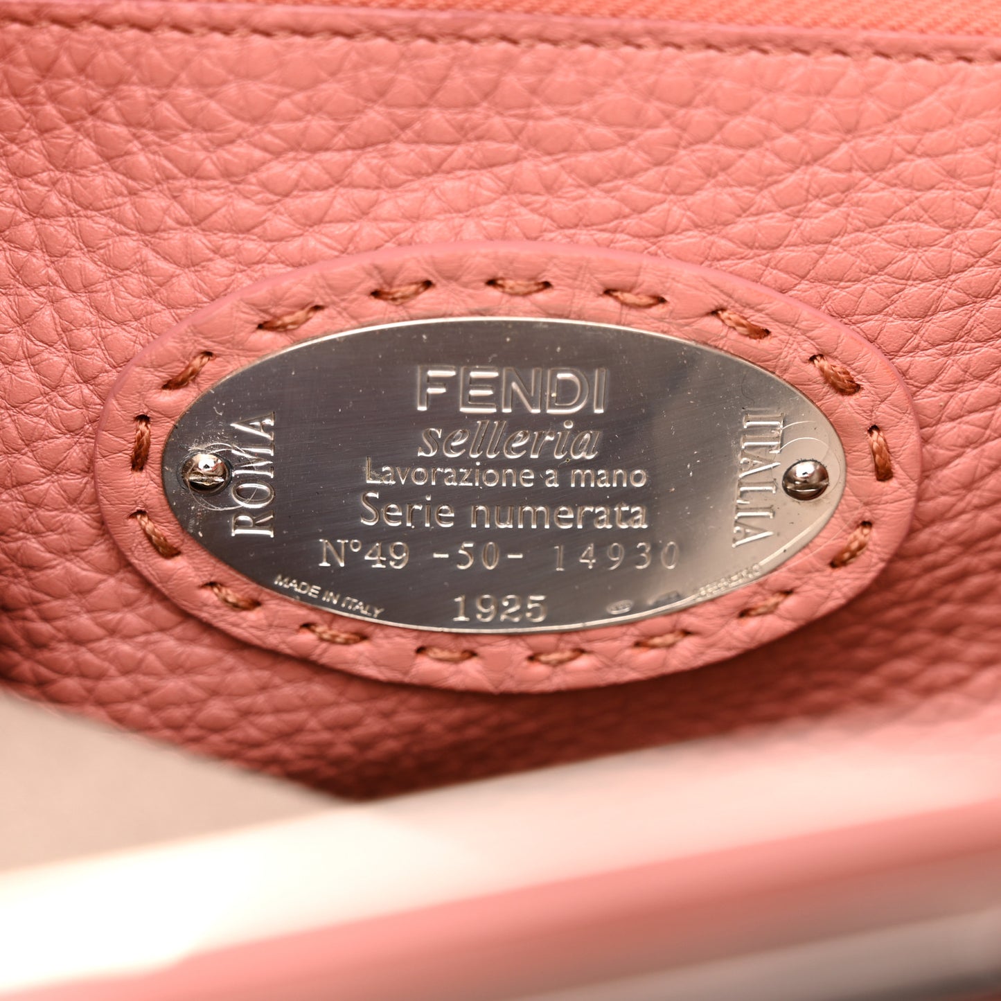 Cuoio Romano Selleria Elaphe Lace Up Medium Peekaboo Iconic Satchel Make Up Taupe