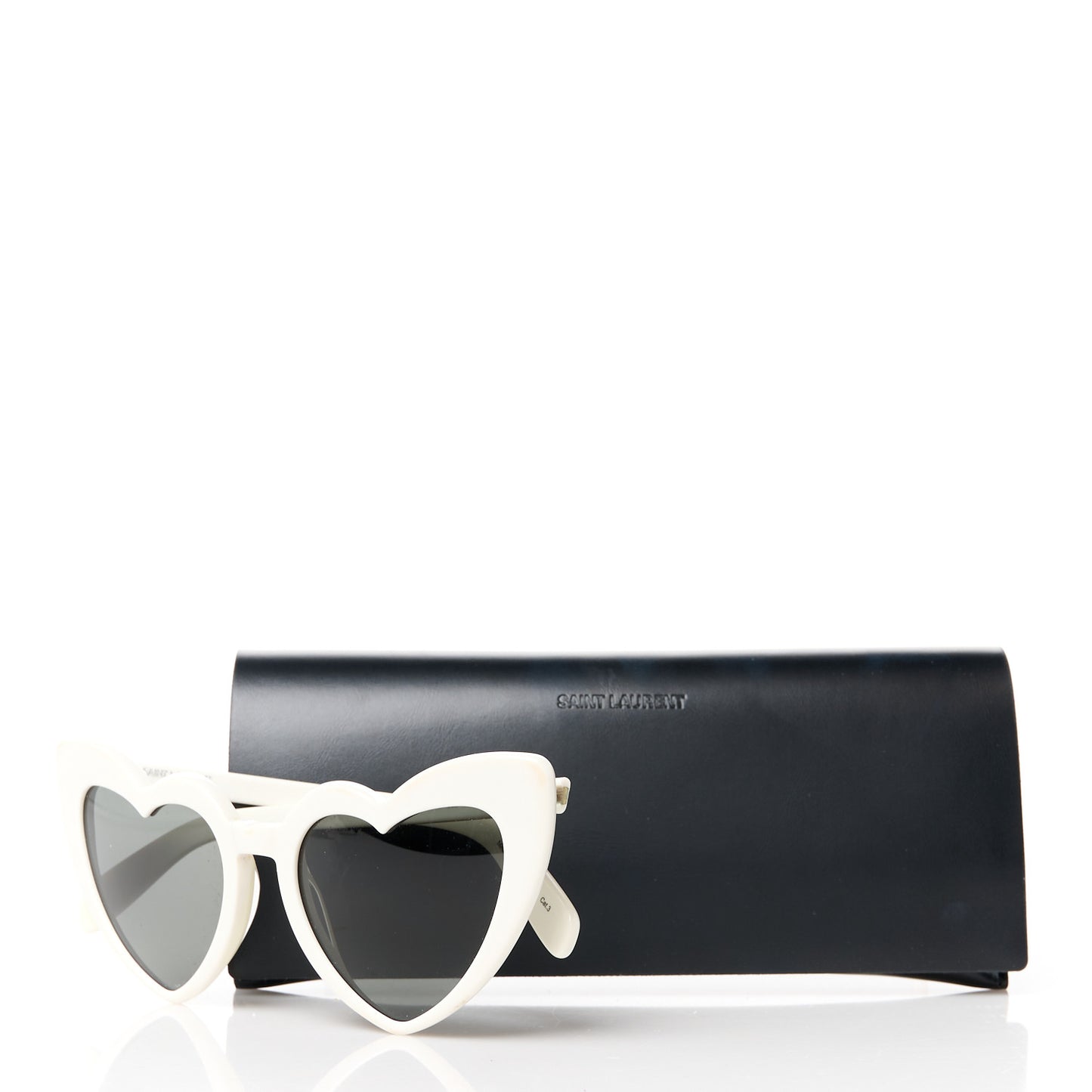 Acetate Heart Frame Loulou SL181 Sunglasses White