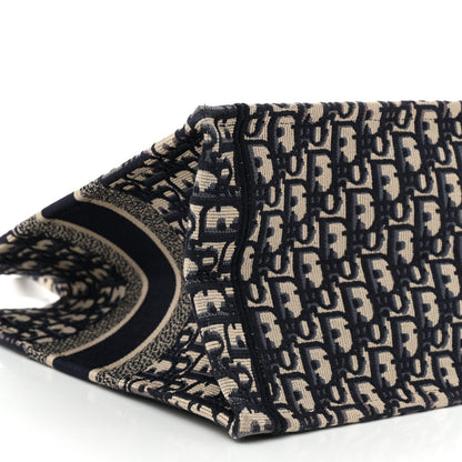 Christian Dior Oblique Medium Book Tote Blue Multicolor 9 of 10