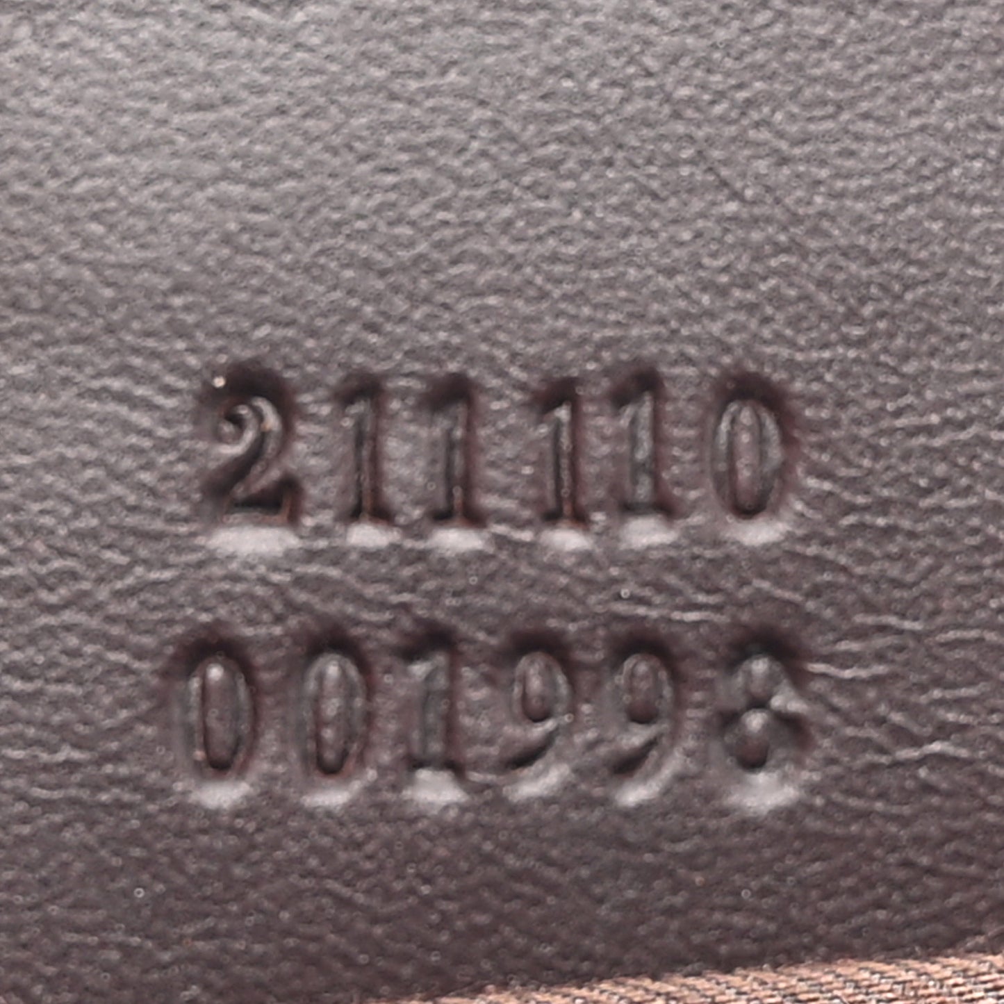 GG Supreme Monogram Belt Bag Dark Brown