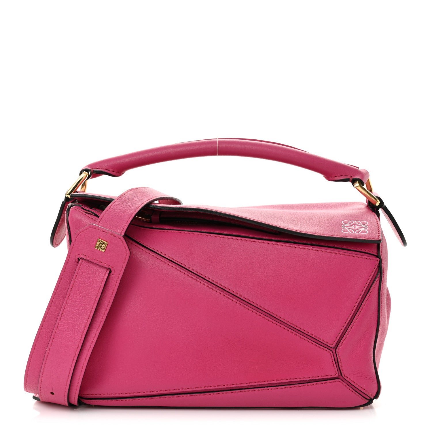 Loewe Calfskin Small Puzzle Bag Fuchsia 1 of 15