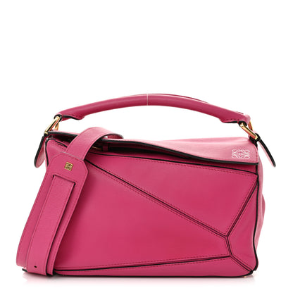 Loewe Calfskin Small Puzzle Bag Fuchsia 1 of 15