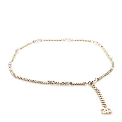Chanel Crystal CC Chain Links Belt Gold Silver 2 of 4