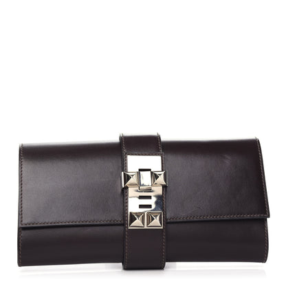 Hermes Box Medor 23 Clutch Chocolate 1 of 9