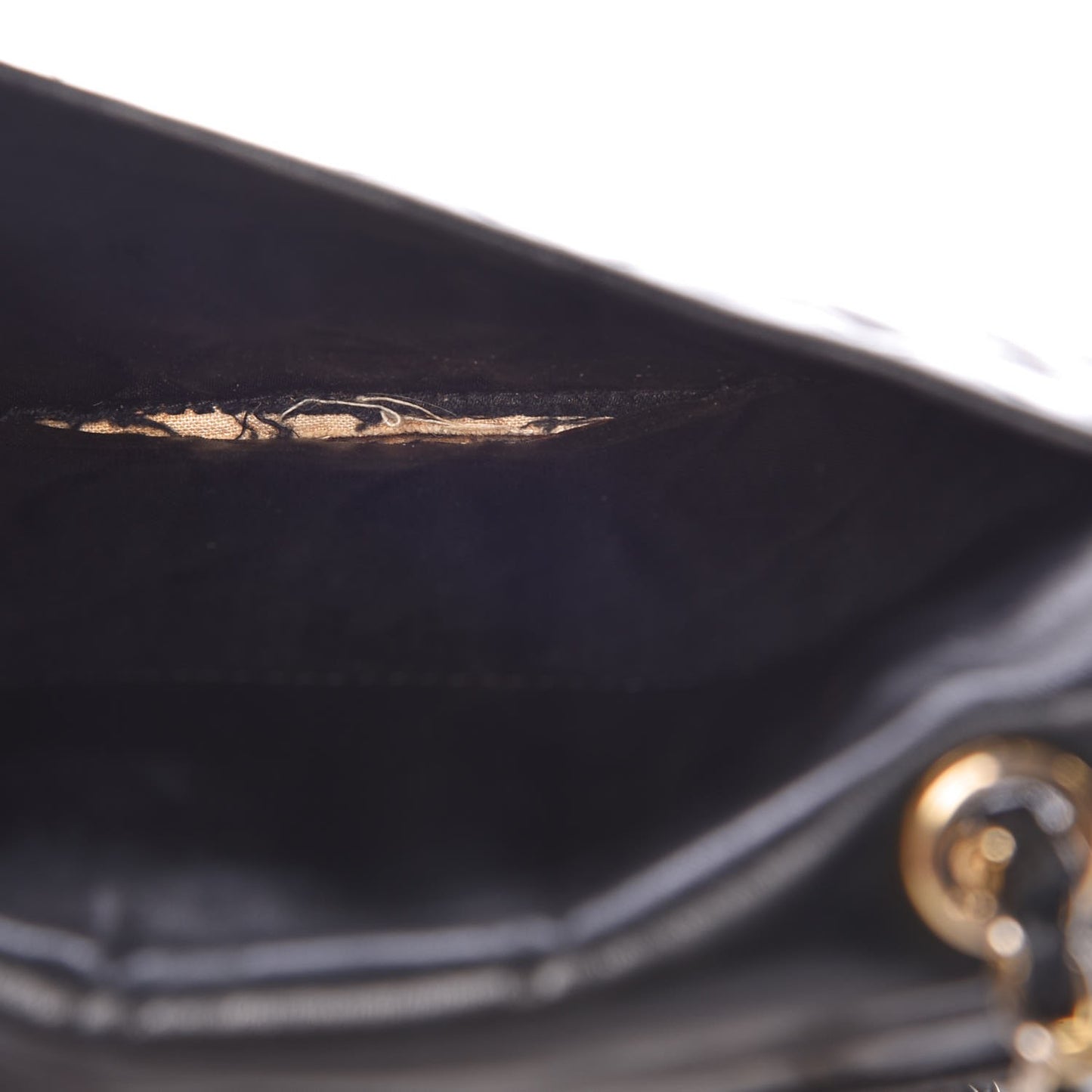 Lambskin Quilted CC Small Single Flap Black