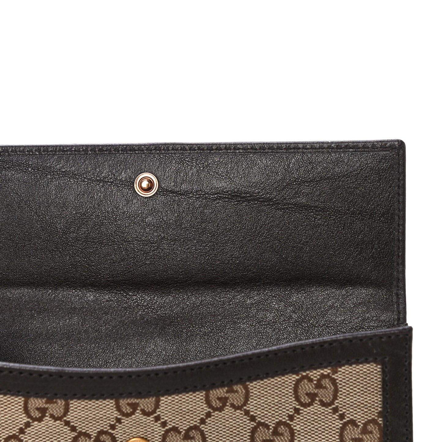 Monogram Interlocking GG Continental Wallet Dark Brown