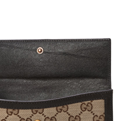 Gucci Monogram Interlocking GG Continental Wallet Dark Brown 10 of 14