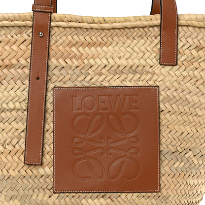 Loewe Raffia Large Basket Tote Bag Natural Tan 8 of 10