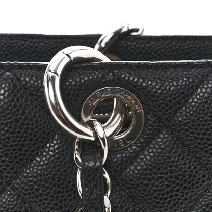 Chanel Caviar Quilted XL Grand Shopping Tote GST Black 12 of 16