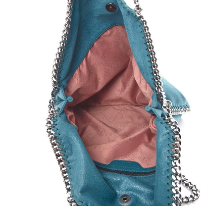 Stella McCartney Shaggy Deer Falabella Fold Over Tote Blue 5 of 7