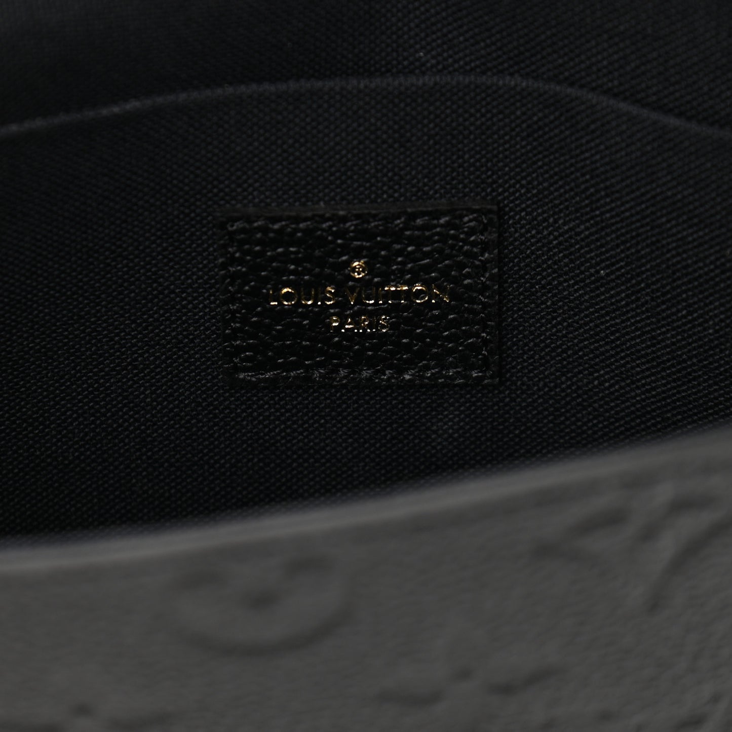 Empreinte Pochette Felicie Chain Wallet Black