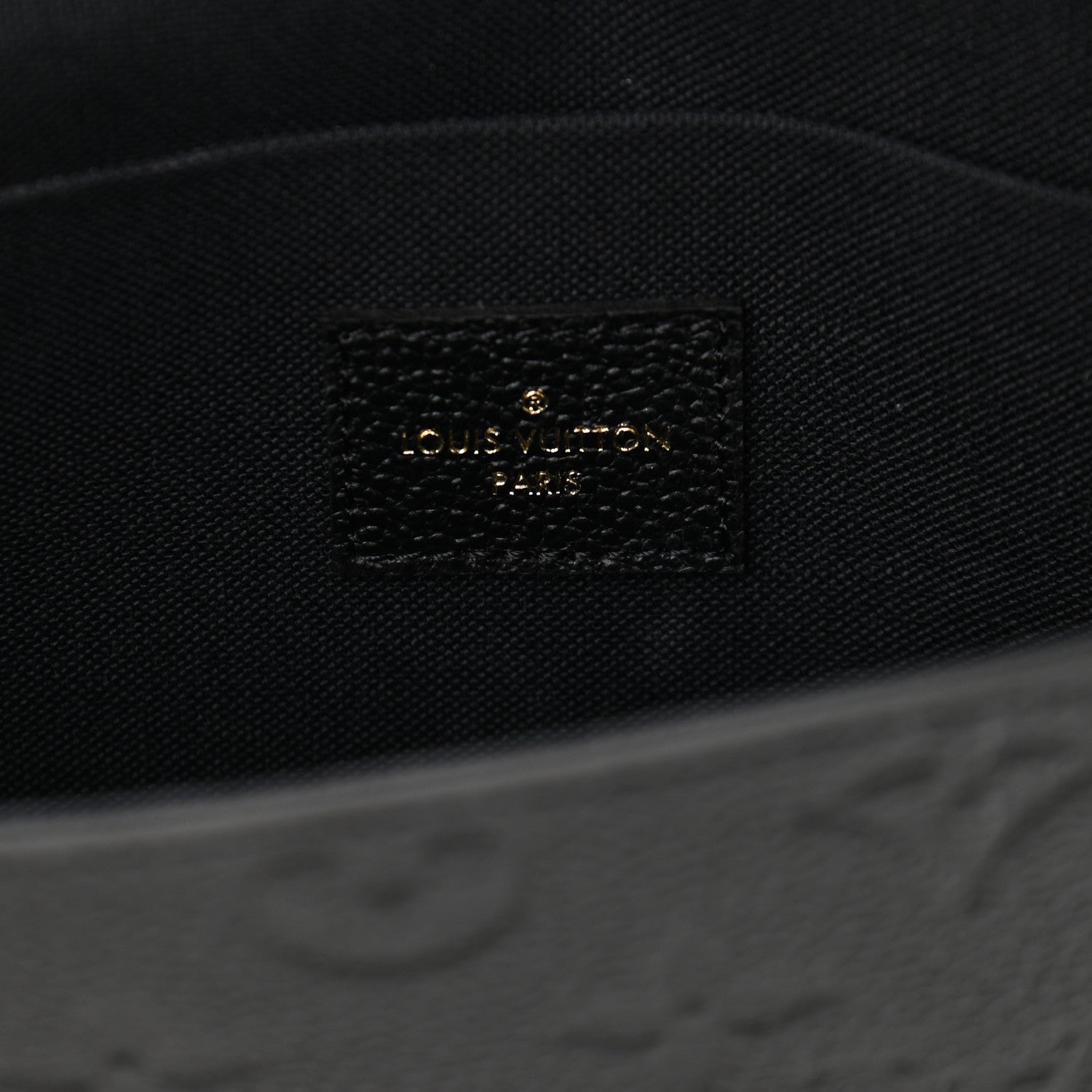 Louis Vuitton Empreinte Pochette Felicie Chain Wallet Black 7 of 11