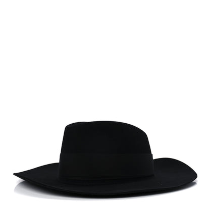 Hermes Rabbit Felt Faubourg Love Hat 57 Black 1 of 13