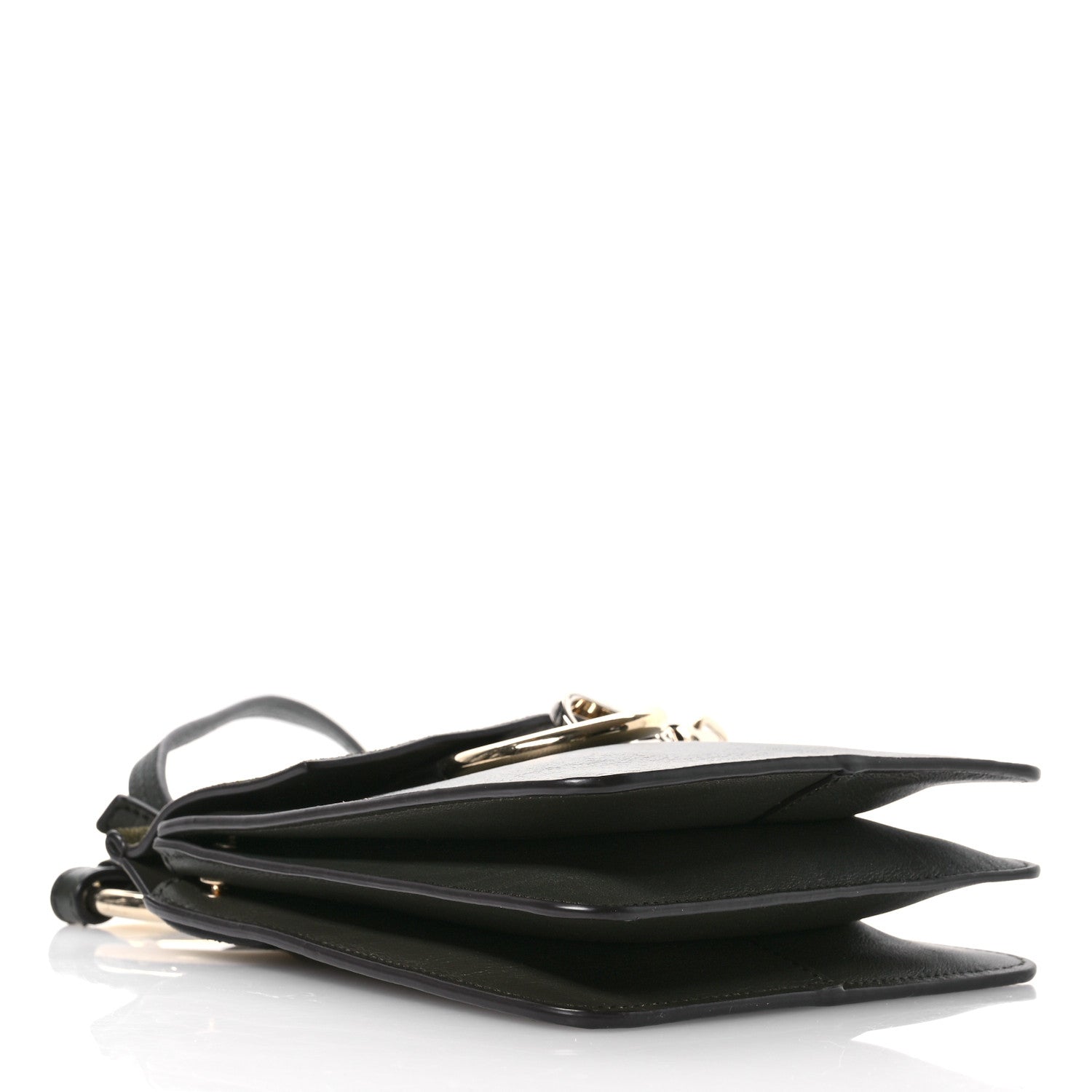 Chloe Suede Calfskin Mini Faye Bracelet Bag Deep Forrest 4 of 10