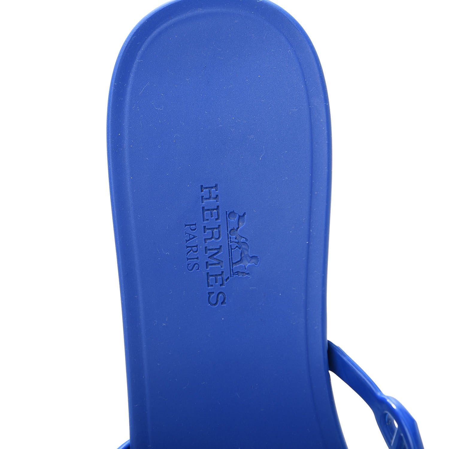 Hermes Rubber Chaine d'Ancre Rivage Sandals 37 Bleu Smalt 6 of 7