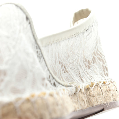 Valentino Garavani Lace Espadrilles 36 White 11 of 11