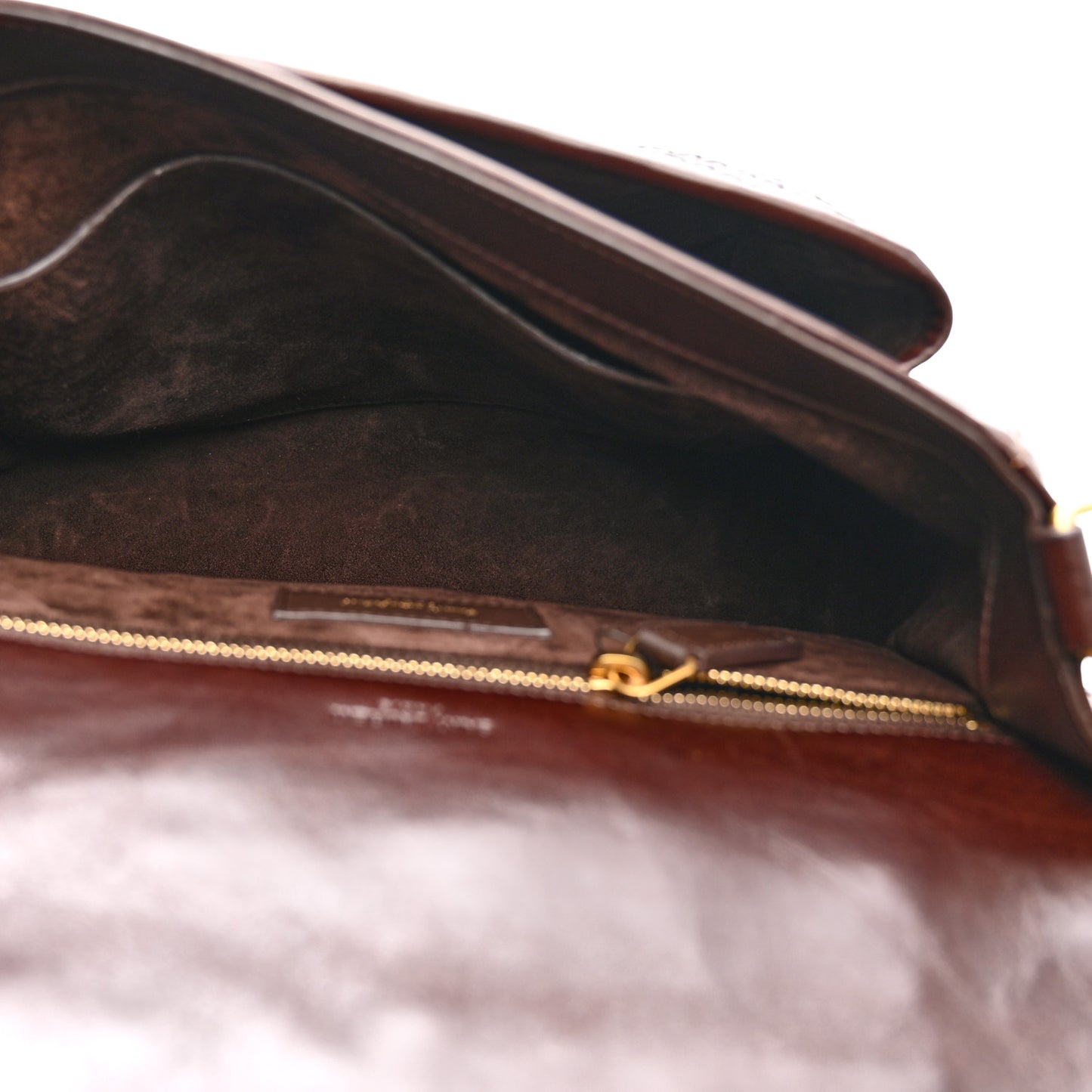 Calfskin Woven Monogram Medium Niki Chain Satchel Burnt Brown