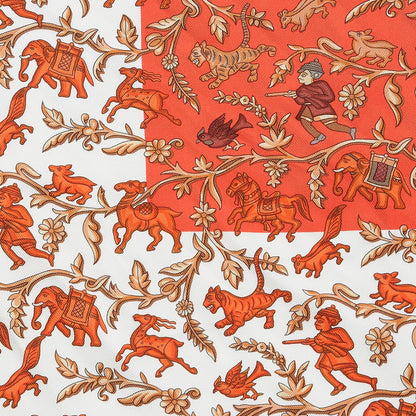 Hermes Silk Chasse En Inde Scarf 90 3 of 6