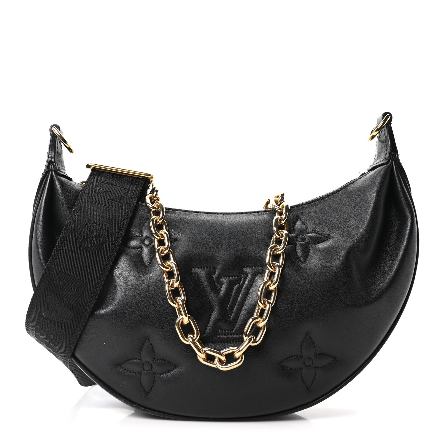 Louis Vuitton Calfskin Bubblegram Over The Moon Black 1 of 8